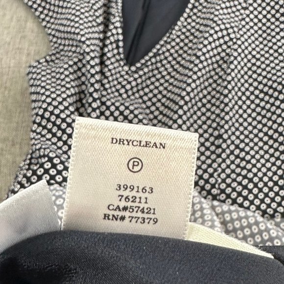 Ann Taylor Fit & Flare Dress Polka Dot V-Neck Sleeveless Size 4 Polyester Zipper - Picture 7 of 13